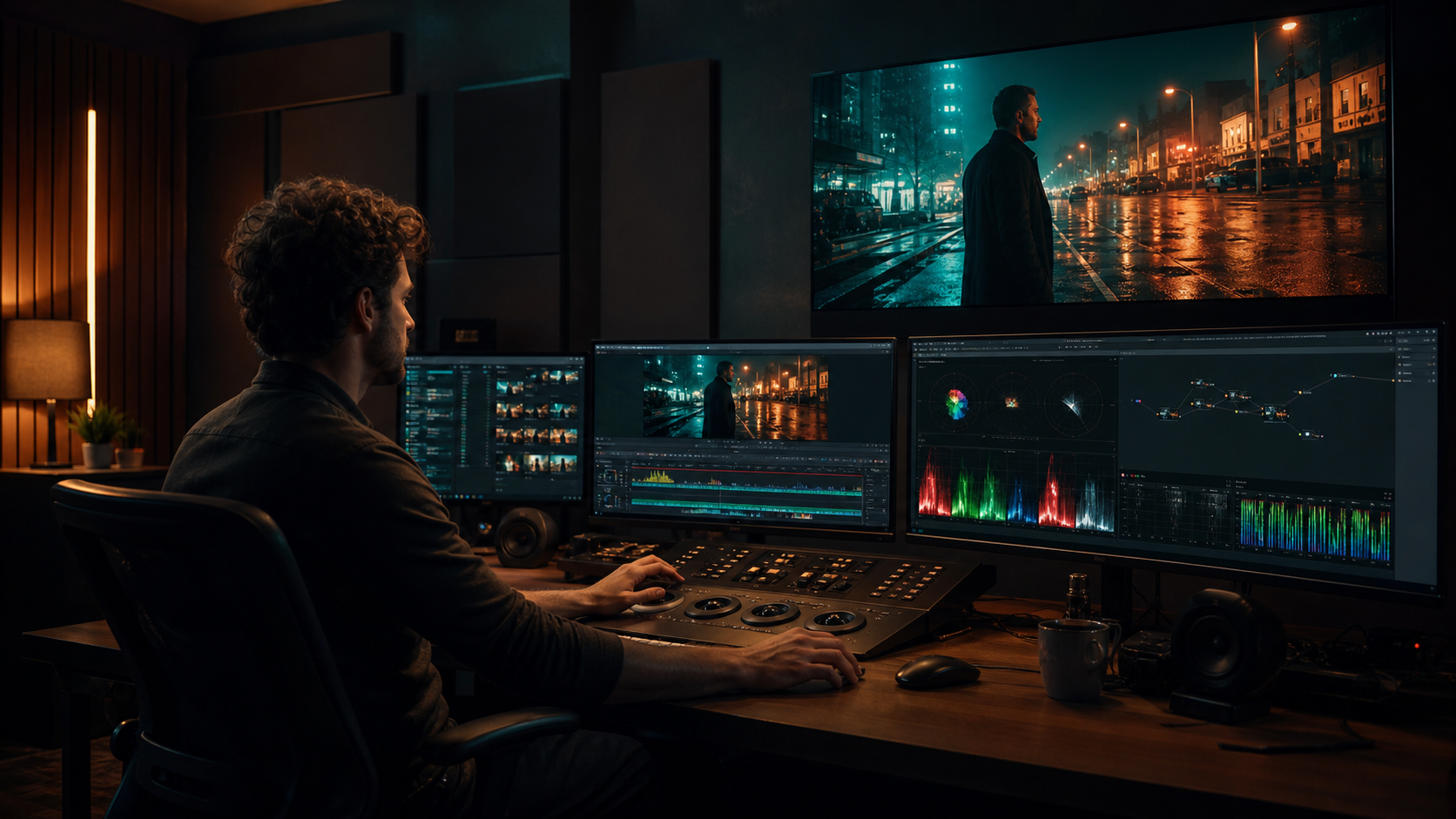 Suite di montaggio e color grading